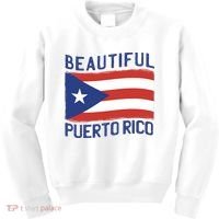 Beautiful Puerto Rico Flag Kids Sweatshirt thumb 0