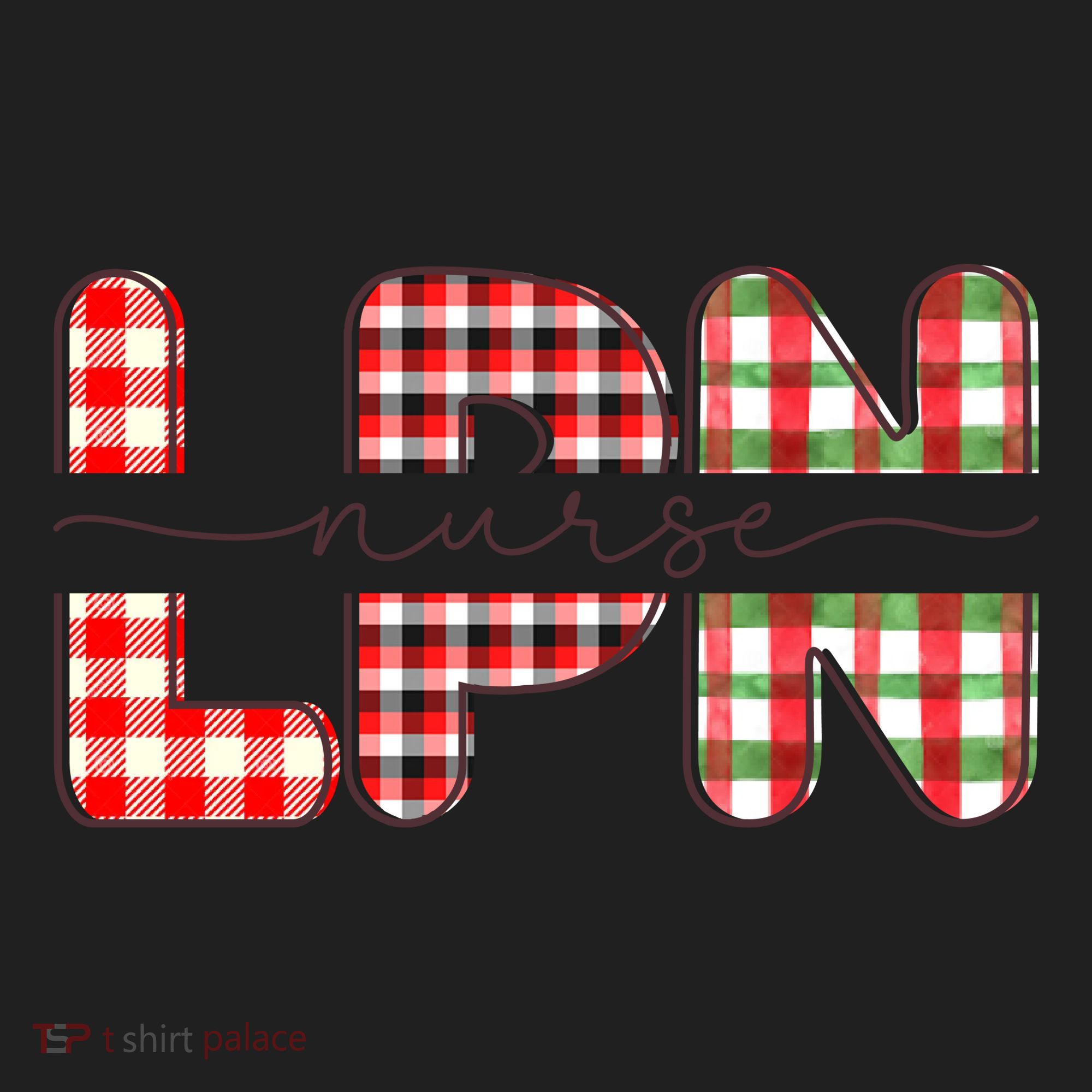 Buffalo Plaid Rn Nurse Graphic Women's Sweatshirt