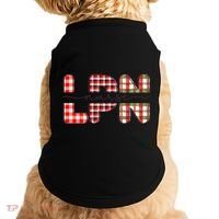 Buffalo Plaid Rn Nurse Graphic Doggie Tank thumb 0