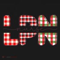 Buffalo Plaid Rn Nurse Graphic Doggie Tank thumb 4