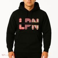 Buffalo Plaid Rn Nurse Graphic Hoodie thumb 2