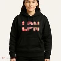 Buffalo Plaid Rn Nurse Graphic Hoodie thumb 5