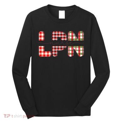 Buffalo Plaid Rn Nurse Graphic Long Sleeve Shirt