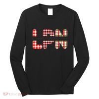 Buffalo Plaid Rn Nurse Graphic Long Sleeve Shirt thumb 0