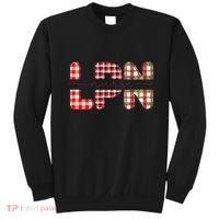 Buffalo Plaid Rn Nurse Graphic Sweatshirt thumb 0