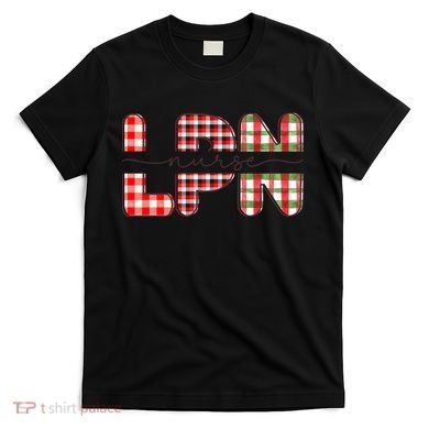 Buffalo Plaid Rn Nurse Graphic T-Shirt