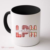 Buffalo Plaid Rn Nurse Graphic Coffee Mug thumb 0