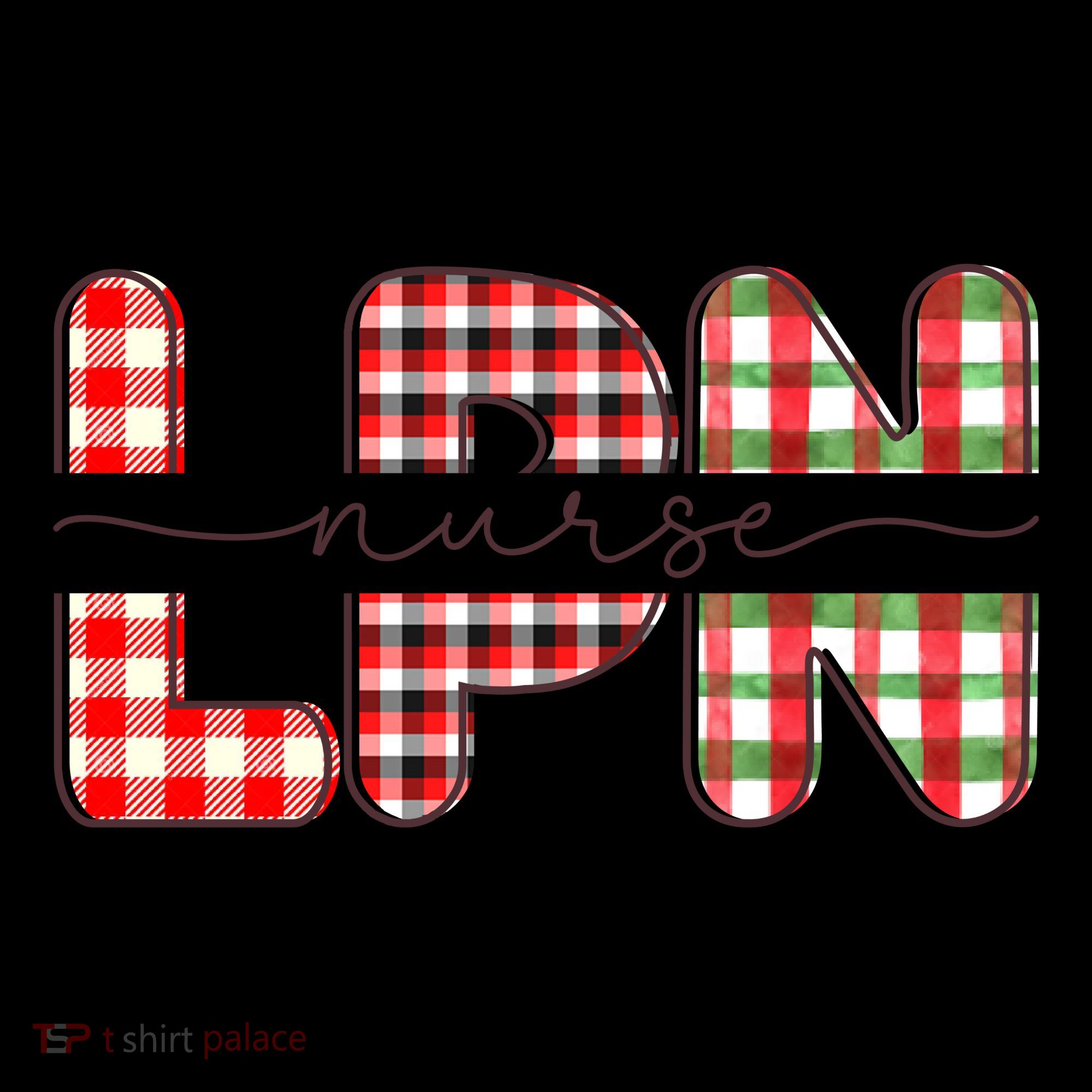 Buffalo Plaid Rn Nurse Graphic Women's Hoodie