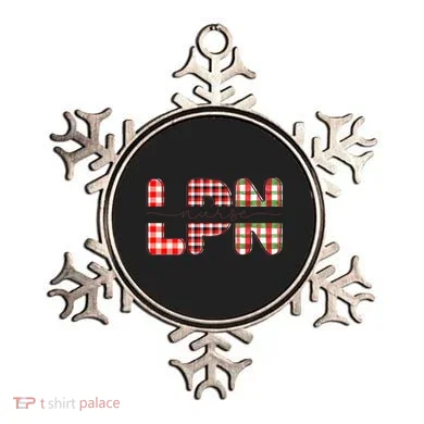 Buffalo Plaid Rn Nurse Graphic Ornament