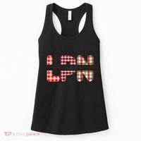 Buffalo Plaid Rn Nurse Graphic Women's Tank Top thumb 0