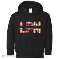 Buffalo Plaid Rn Nurse Graphic Toddler Hoodie thumb 0