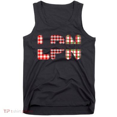 Buffalo Plaid Rn Nurse Graphic Tank Top