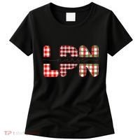 Buffalo Plaid Rn Nurse Graphic Women's T-Shirt thumb 0