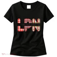 Buffalo Plaid Rn Nurse Graphic Women's T-Shirt thumb 0