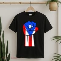 Boricua Puerto Rico PR Flag Puerto Rican Fist Hand Heritage T-Shirt thumb 2