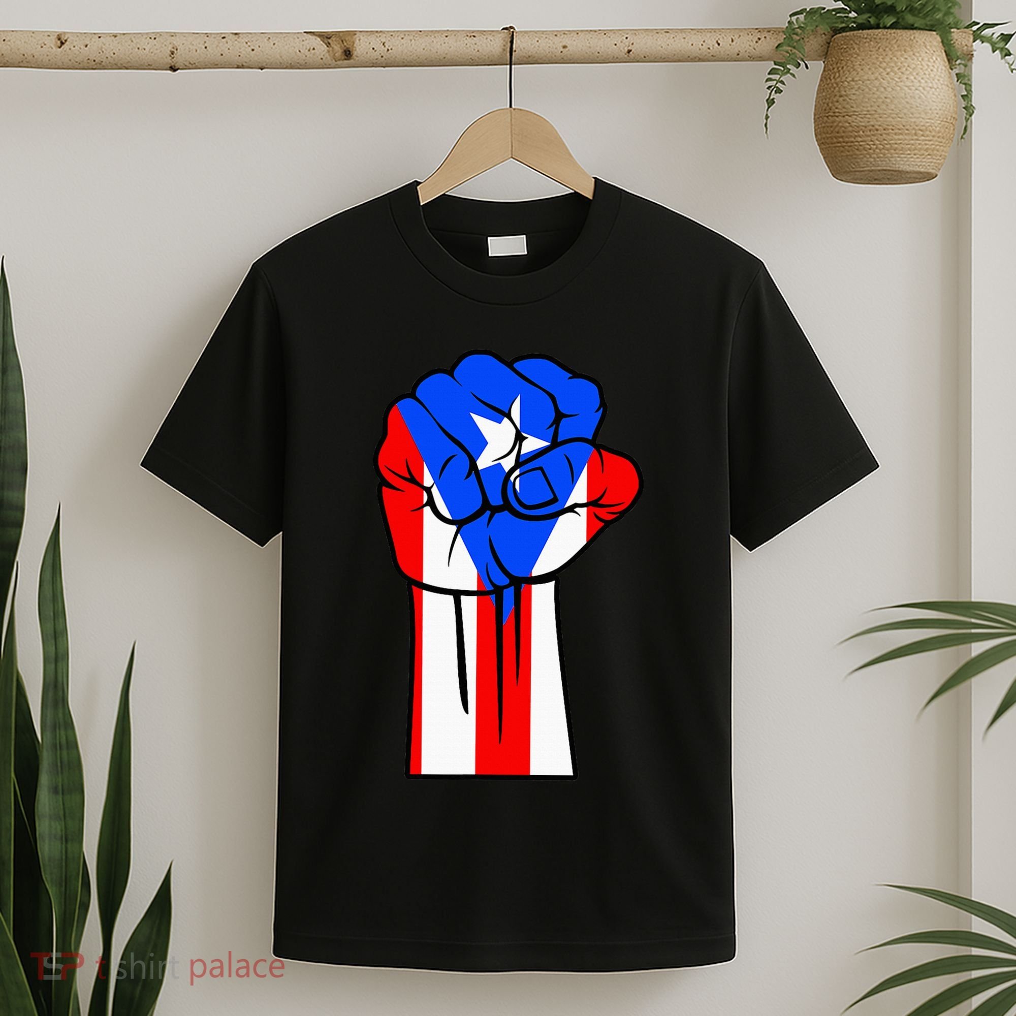 Boricua Puerto Rico PR Flag Puerto Rican Fist Hand Heritage T-Shirt
