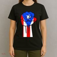 Boricua Puerto Rico PR Flag Puerto Rican Fist Hand Heritage T-Shirt thumb 4