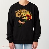 Burning Passion Rose Women's Sweatshirt thumb 0