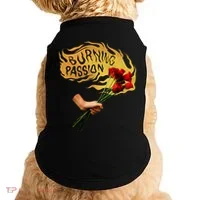 Burning Passion Rose Doggie Tank thumb 0