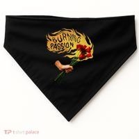 Burning Passion Rose USA-Made Doggie Bandana thumb 0