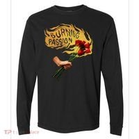 Burning Passion Rose Comfort Colors Heavyweight Long Sleeve T-Shirt thumb 0
