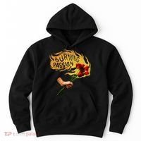 Burning Passion Rose Hoodie thumb 0