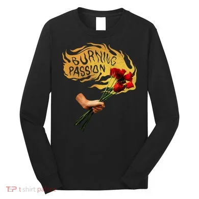 Burning Passion Rose Long Sleeve Shirt