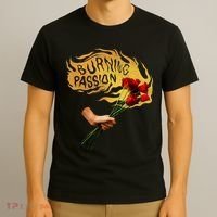 Burning Passion Rose T-Shirt thumb 3