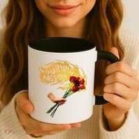 Burning Passion Rose Coffee Mug thumb 3