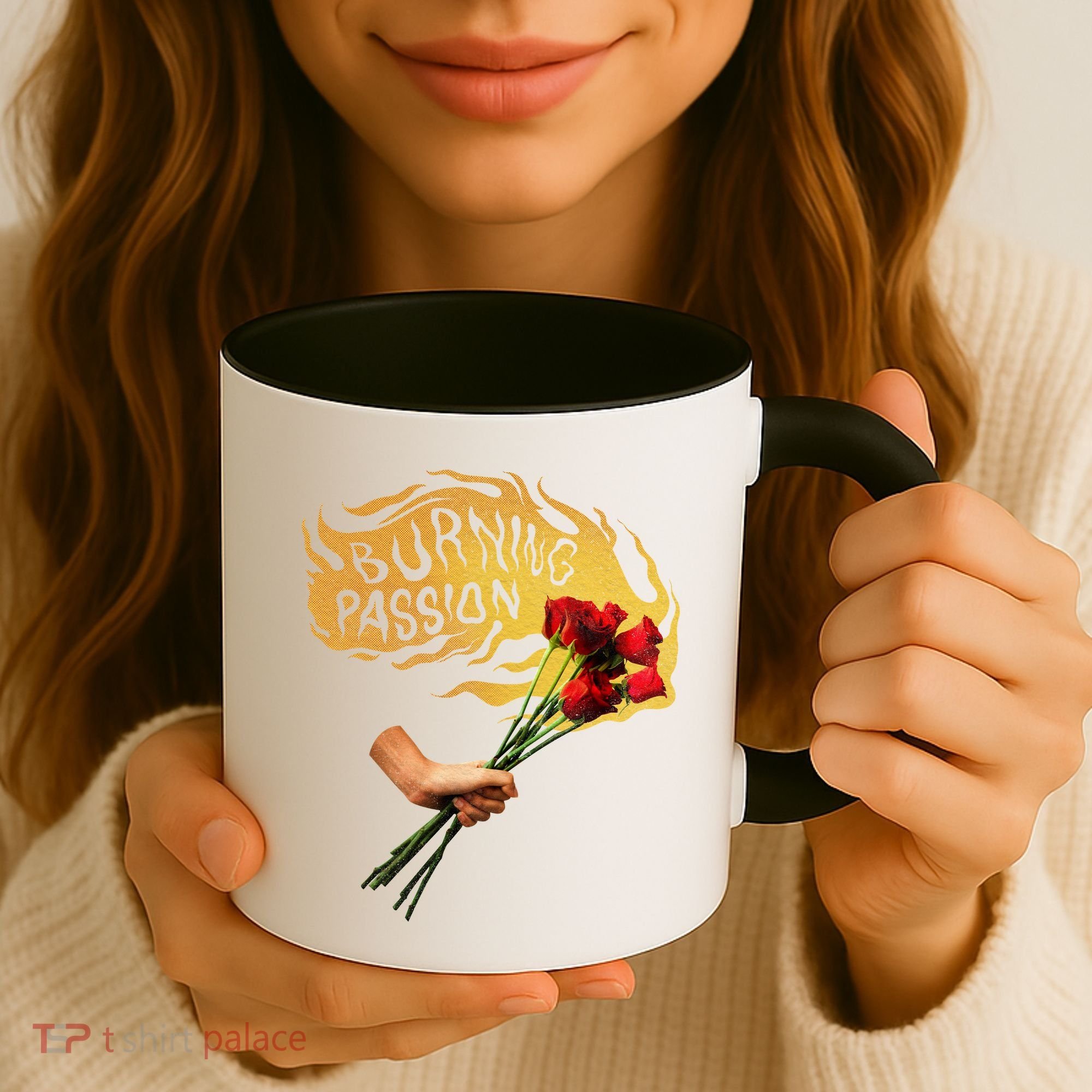 Burning Passion Rose Coffee Mug