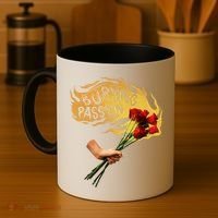 Burning Passion Rose Coffee Mug thumb 4