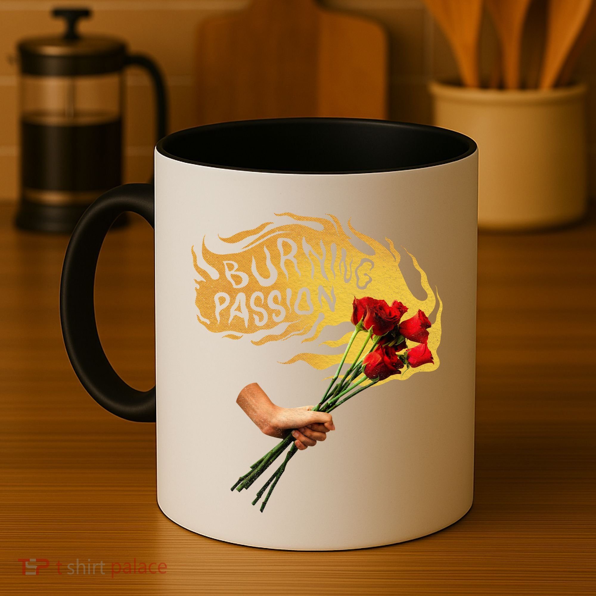 Burning Passion Rose Coffee Mug
