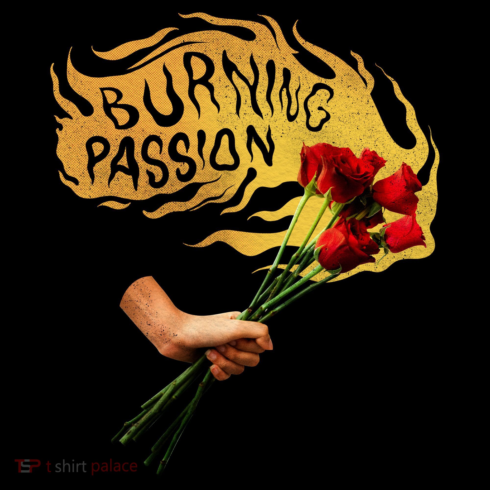 Burning Passion Rose Coaster