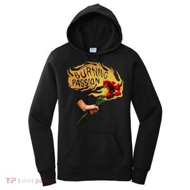 Burning Passion Rose Women's Hoodie