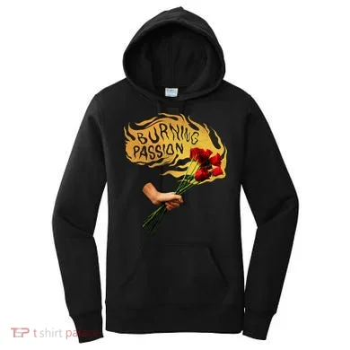 Burning Passion Rose Women's Hoodie