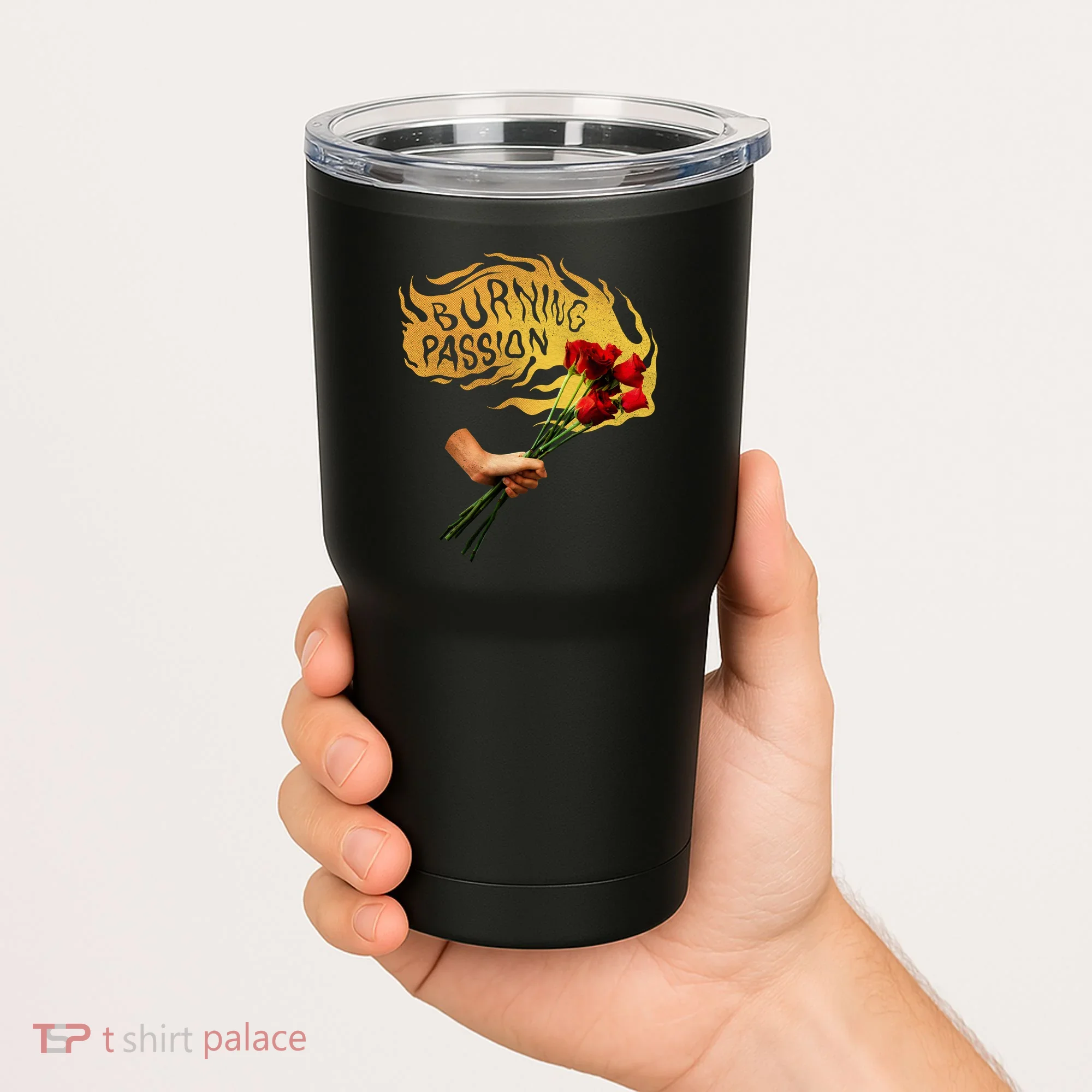 Burning Passion Rose Tumbler