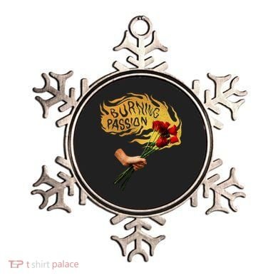 Burning Passion Rose Ornament
