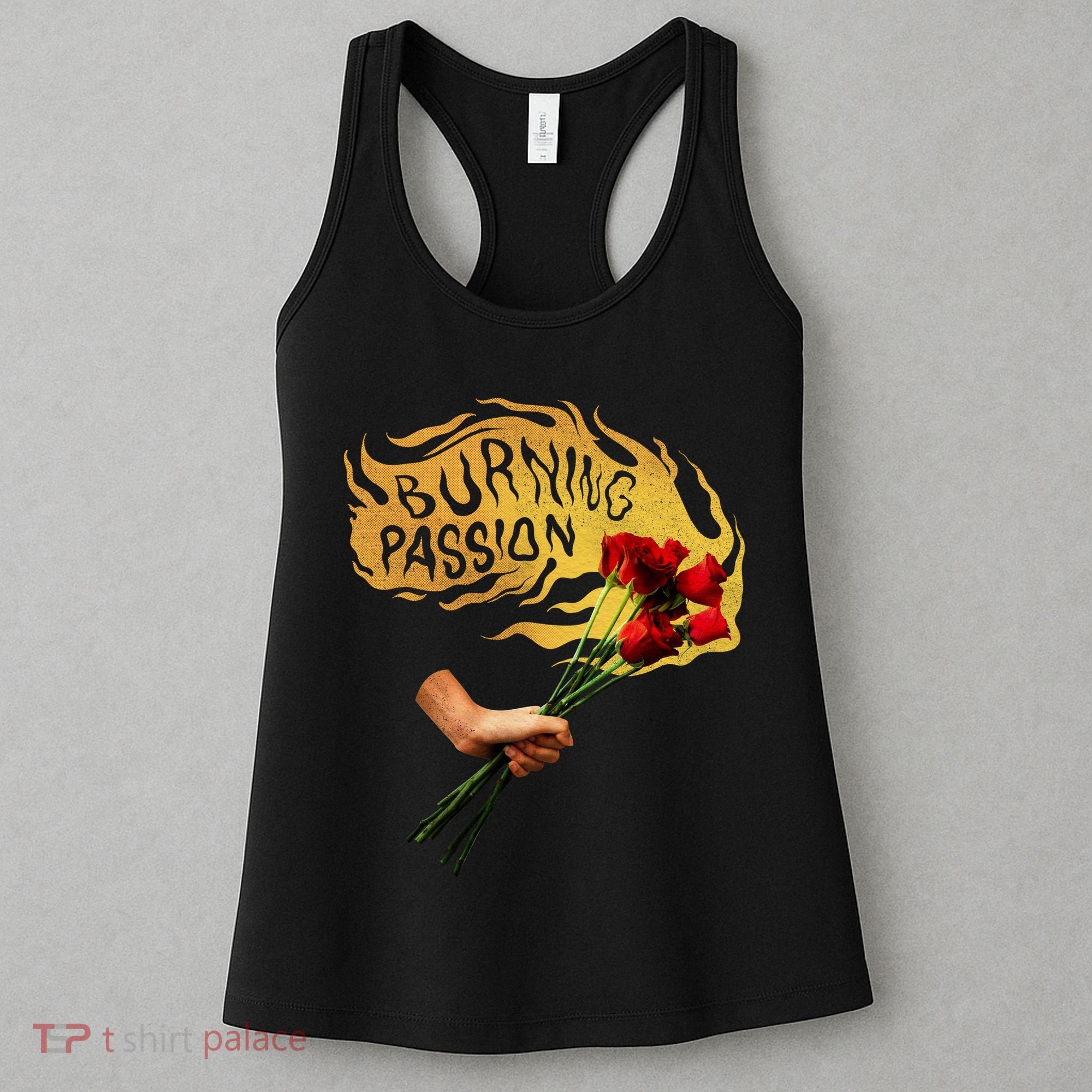 Burning Passion Rose Women's Tank Top