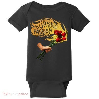 Burning Passion Rose Baby Bodysuit