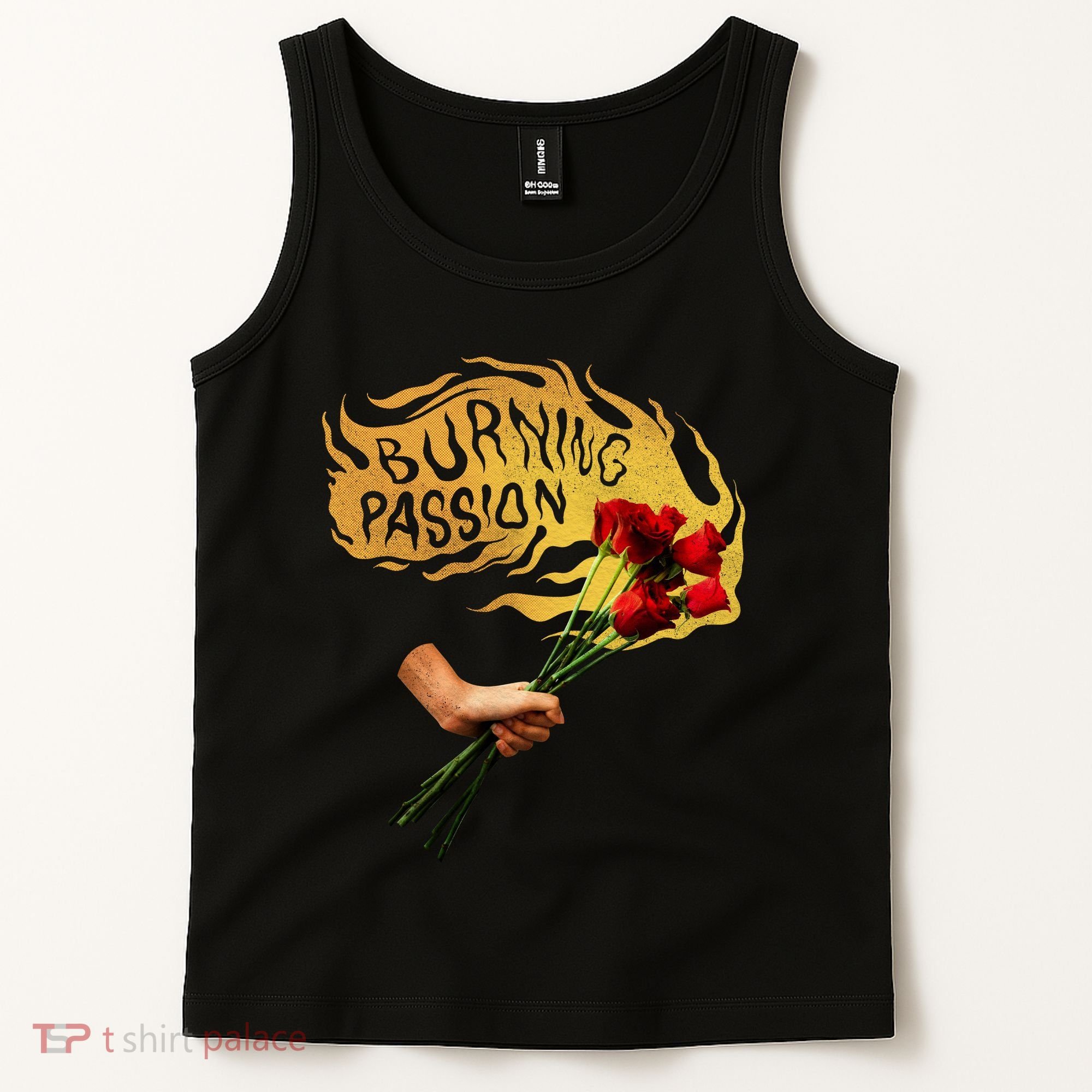 Burning Passion Rose Tank Top