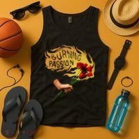 Burning Passion Rose Tank Top thumb 4