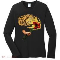Burning Passion Rose Women's Long Sleeve Shirt thumb 0
