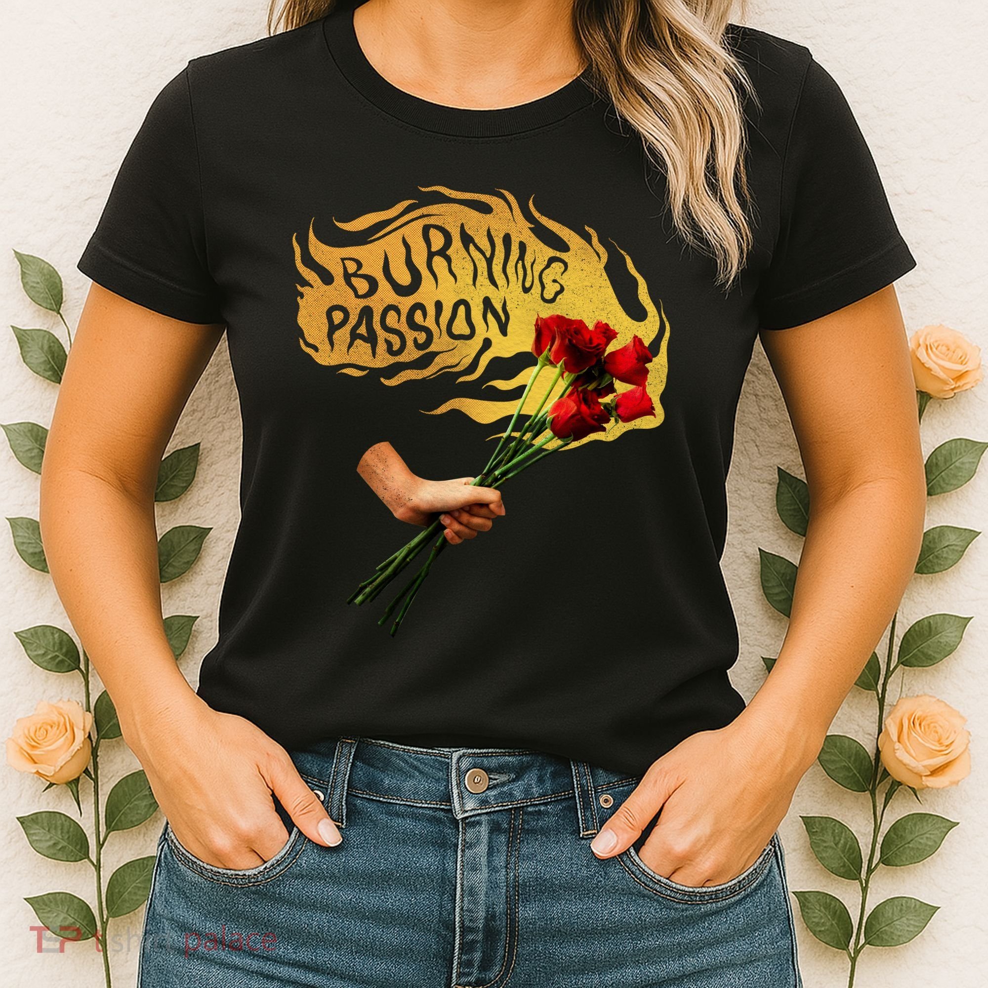 Burning Passion Rose Women's T-Shirt