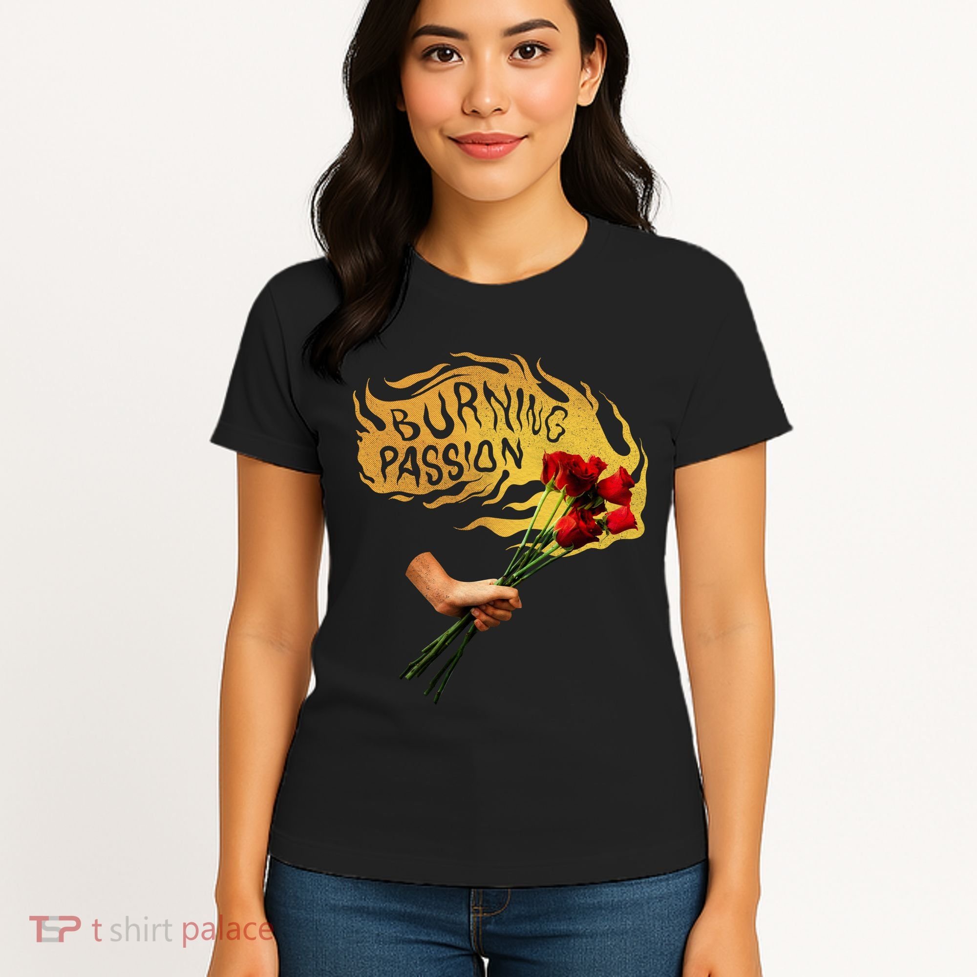 Burning Passion Rose Women's T-Shirt