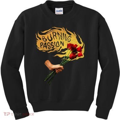 Burning Passion Rose Kids Sweatshirt