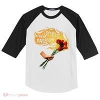 Burning Passion Rose Kids Colorblock Raglan Jersey thumb 0