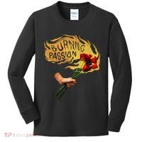 Burning Passion Rose Kids Long Sleeve Shirt thumb 0