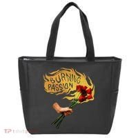Burning Passion Rose Tote Bag thumb 0