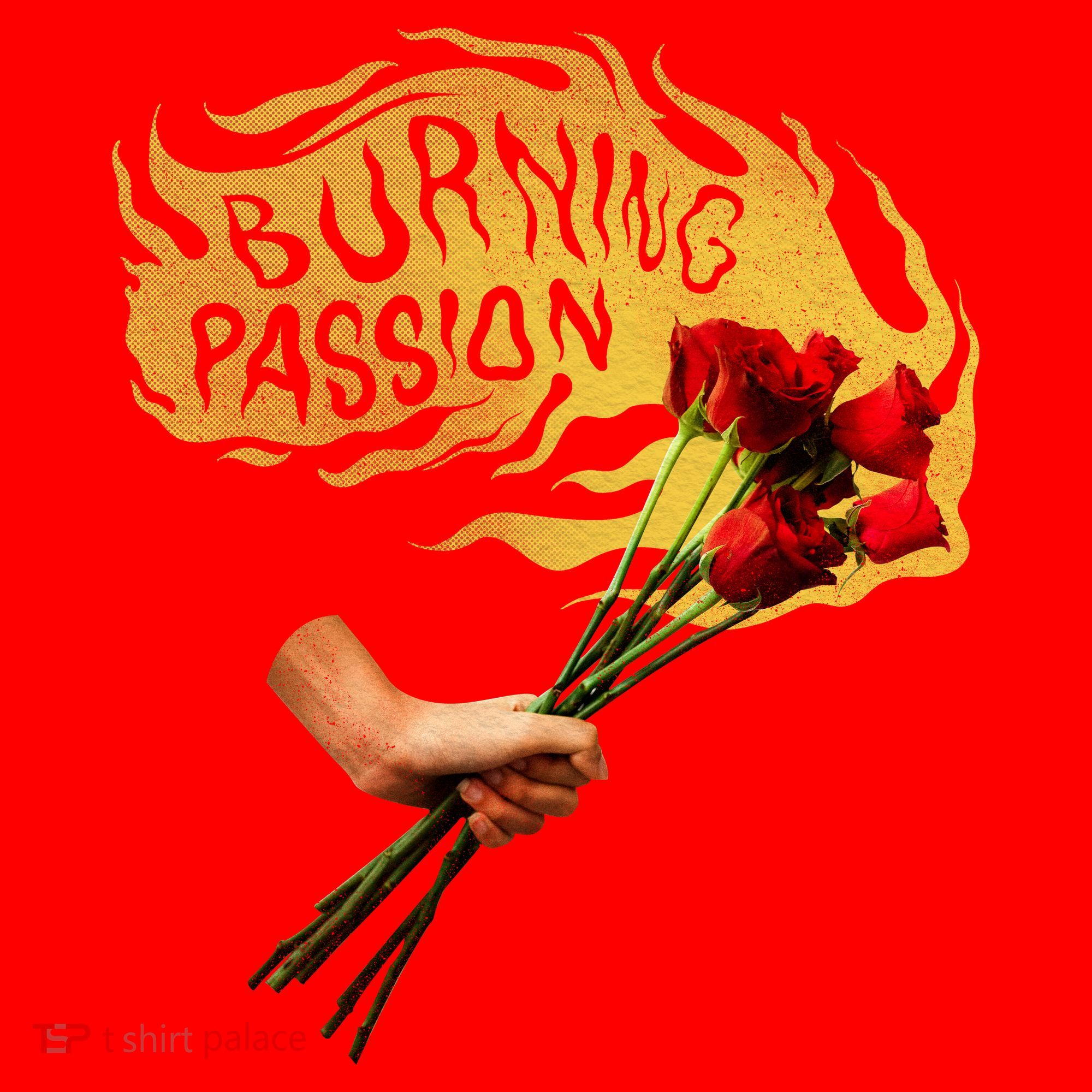 Burning Passion Rose Santa Hat