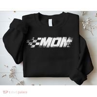 Birthday Party Racing Family Pit Crew Race Car Mom Sweatshirt thumb 2